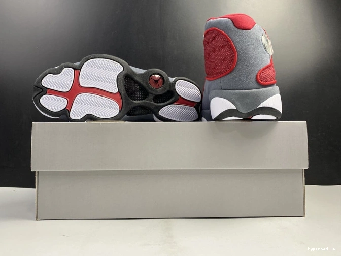 Retro Grey Air Jordan 13 Red Gym Flint 414571-600 0916